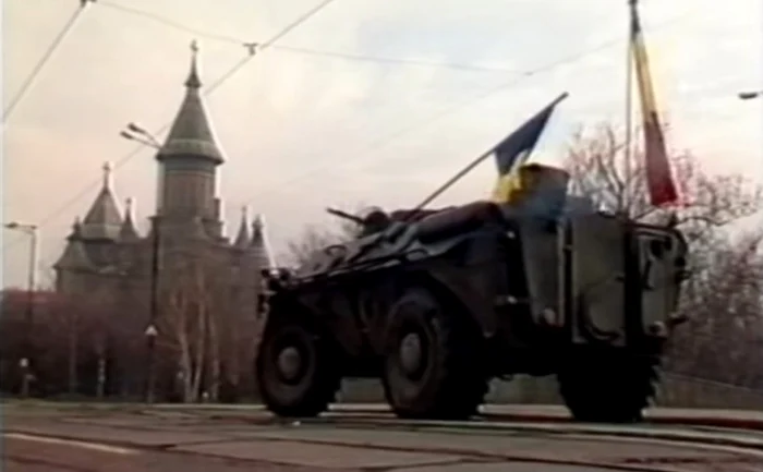 Armata în Timișoara FOTO captură you tube