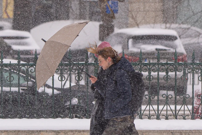 ANM anunţă ninsori de Crăciun. FOTO: Mediafax 