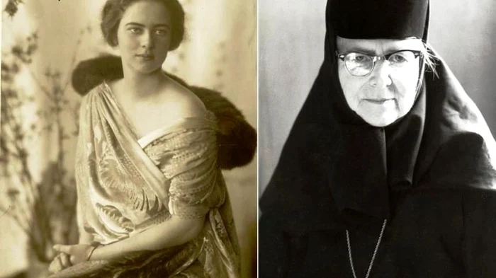 Principesa Ileana, în tinerețe și în haine monahale/FOTO: Arhivă