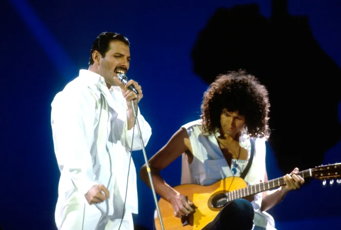 Freddie Mercury și Brian May. FOTO Profimedia