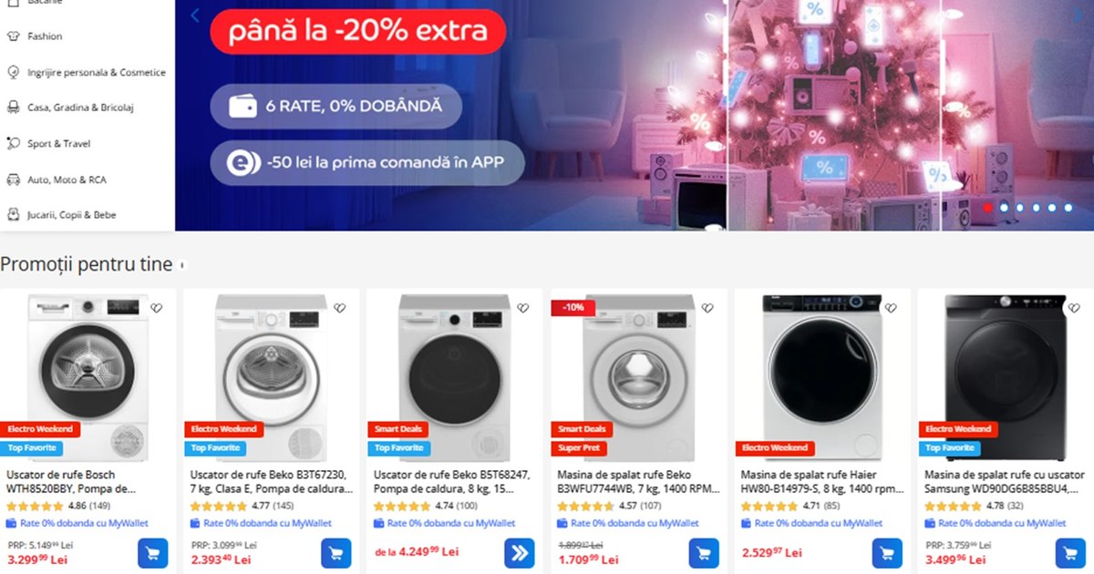 Top 20 mașini de spălat și uscătoare 2025 – alege modelul perfect pentru casă și economisește inteligent