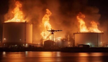 Drone ucrainene au lovit de Crăciun un port din Krasnodar și cel mai mare complex chimic de gaze din lume