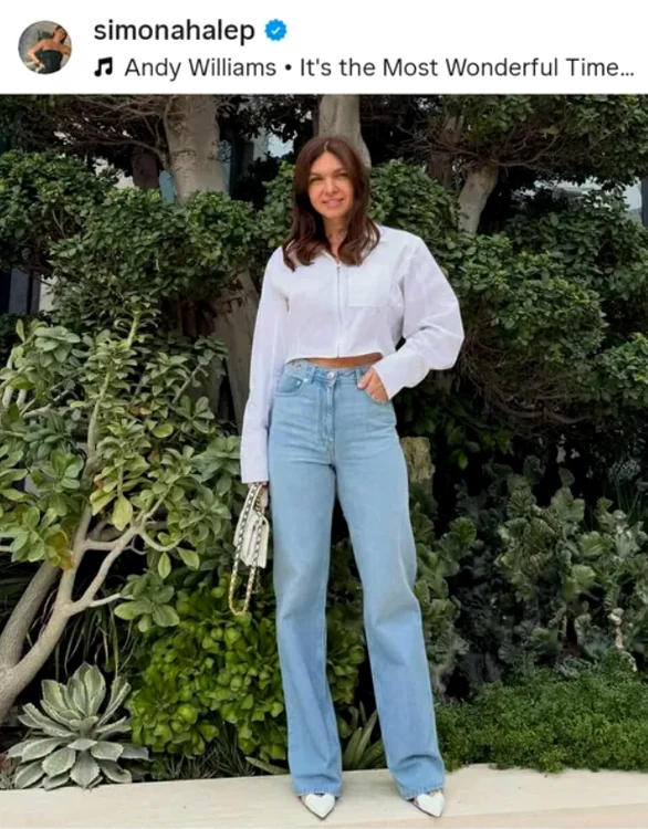 Simona Halep, apariție elegantă de Crăciun  Foto/Instagram