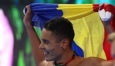 David Popovici, ocolit la alegerea celor mai buni sportivi europeni ai anului. Ce loc a ocupat campionul nostru