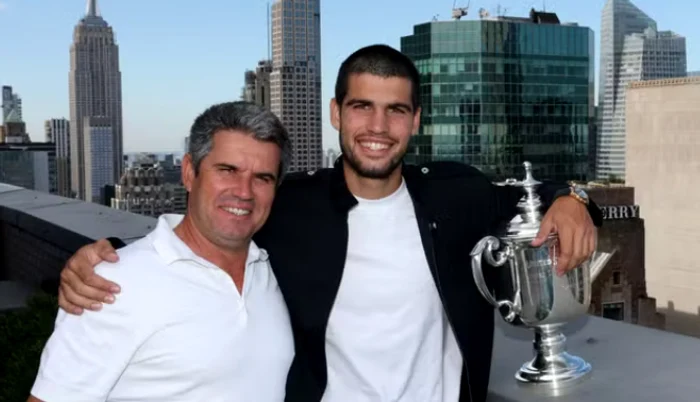 Carlos Alcaraz și tatăl său Foto/Getty Images