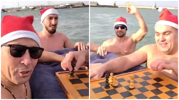 Momentul neobișnuit a atras atenția trecătorilor. FOTO: captură video FB