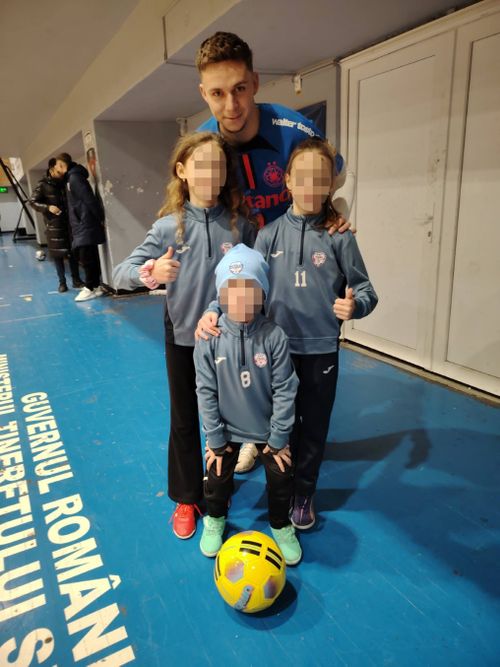 Louis Munteanu, în tricoul FCSB-ului / FOTO: Facebook: ASC Ivacec Vaslui