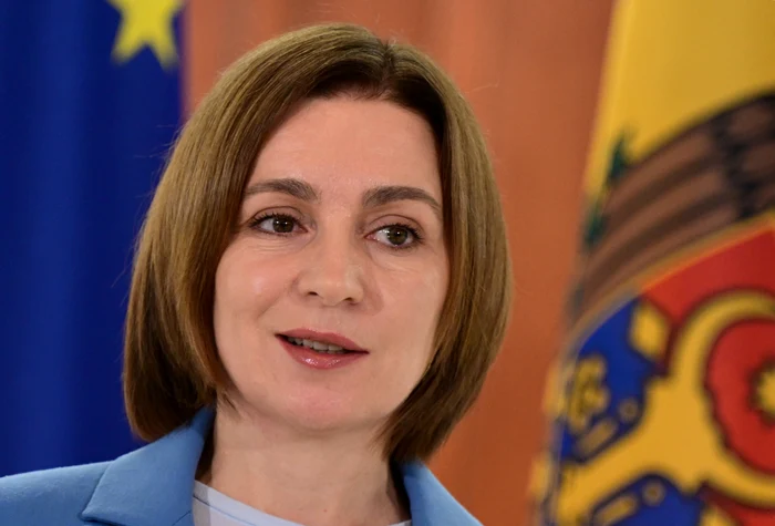 Maia Sandu nu a venit deocamdată cu o reacție. FOTO: AFP