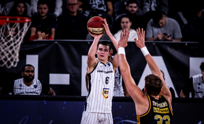 Prestație solidă pentru Darius Miron în victoria lui U-BT Cluj în fața celor de la KK Split - Baschet.ro