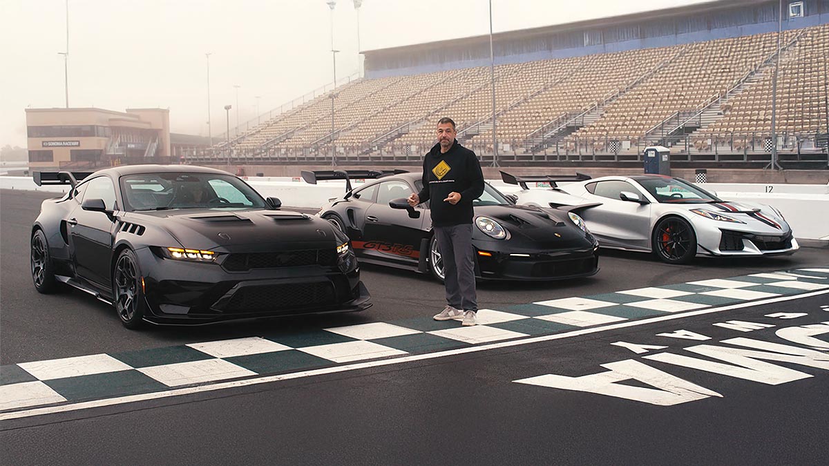 (VIDEO) Un jurnalist şi un pilot au descoperit care dintre trei cei mai aprigi concurenţi, Corvette ZR1, Mustang GTD sau 911 GT3 RS, e mai rapid în aceleaşi condiţii | PiataAuto.md