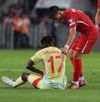 Nico Williams, extrema lui Bilbao și a naționalei Spaniei, alt jucător tânăr important afectat de pubalgie Foto: Imago
