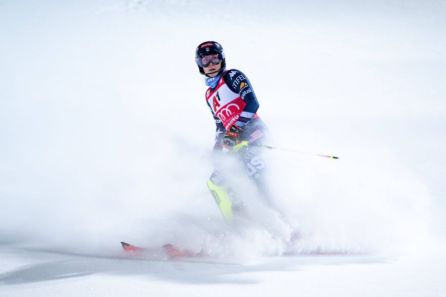 Mikaela Shiffrin e neînvinsă, dar a avut nemulțumiri la ultima cursă de slalom a anului