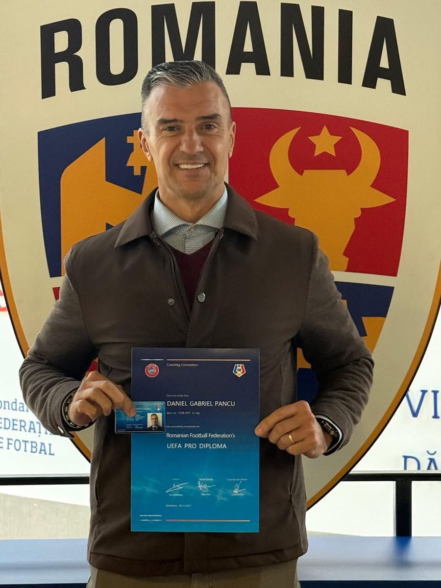 Daniel Pancu a obținut licența PRO și devine oficial antrenorul principal al lui CFR Cluj