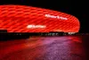 Fațada decorativă a stadionului „Allianz Arena”, noaptea/ Foto: IMAGO