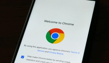 Motorul de cautare Google Chrome, pe un telefon mobil