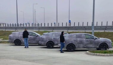FOTO: Noua Dacia C-Neo, suprinsă în teste pe Autostrada A10, lângă Alba Iulia