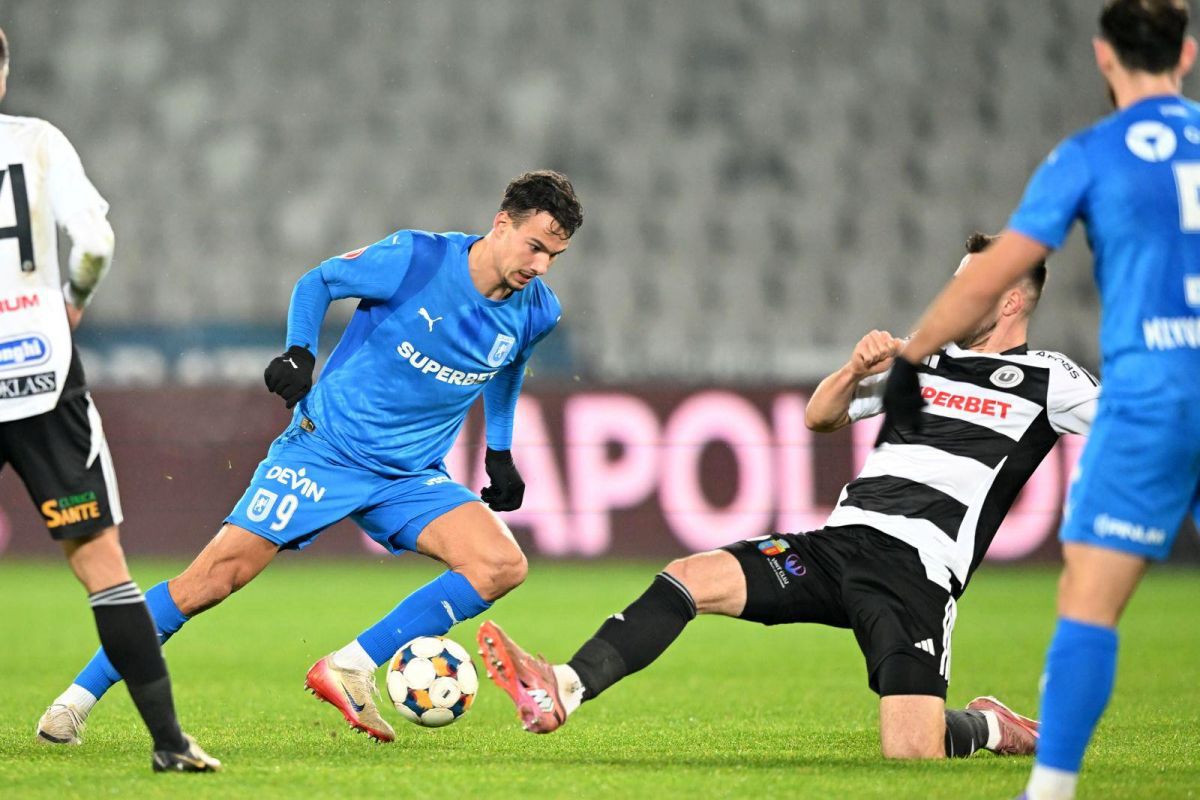 U Cluj - Universitatea Craiova: și-au pus piedică reciproc! Ratări imense în ultimul meci al etapei 18 din Superliga