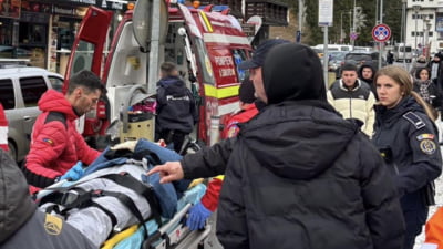 Accident grav de Crăciun pe o pârtie din Predeal: O femeie care se dădea cu sania a fost lovită de o altă sanie. Victima a leșinat