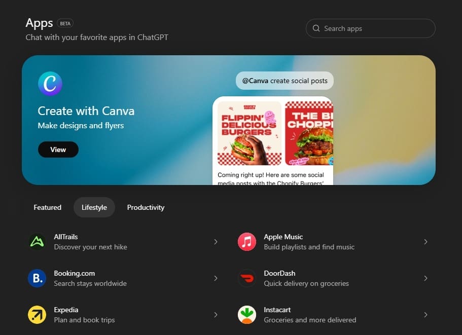 OpenAI lansează oficial propriul App Store
