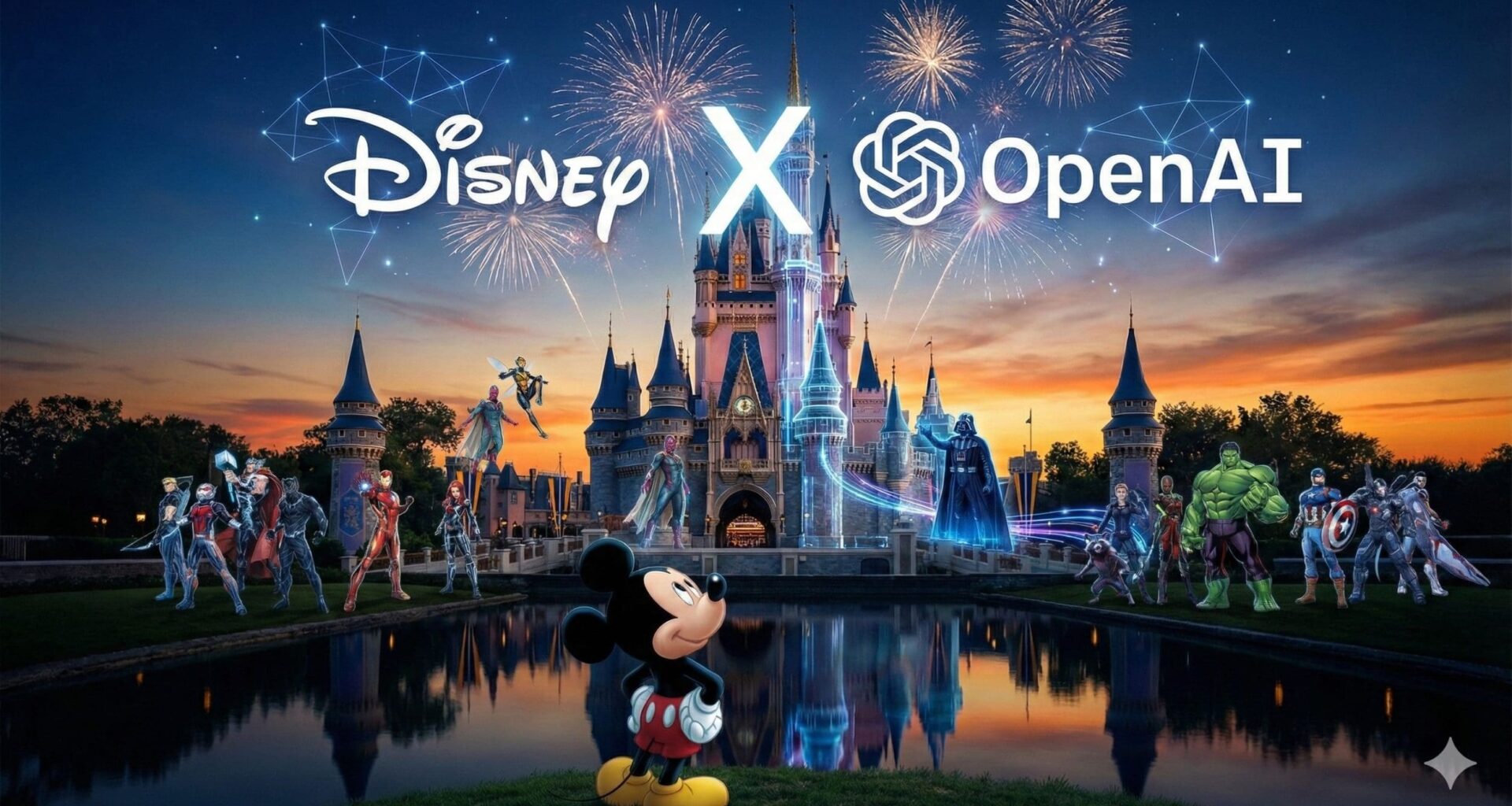 Mickey Mouse, Darth Vader și Avengers ajung oficial în Sora și ChatGPT