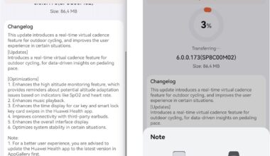Azi a venit un update de firmware pentru ceasul smart Huawei Watch GT6 Pro: 6.0.0.173 (SP8C00M02) cu optimizări și o funcție nouă.