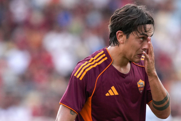 Paulo Dybala of AS Roma during the friendly football match between AS Roma and Neom Sports Club at August in Frosinone (Italy), August 16, 2025.