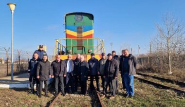 FOTO-VIDEO Locomotivă de test pe o linie ce va fi redeschisă