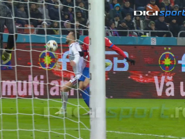 Rapid a cerut al doilea penalty cu FCSB, în prelungiri: Istvan Kovacs n-a stat pe gânduri