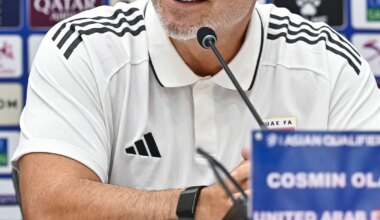 „Norocul și-a întors fața spre noi!” / Cosmin Olăroiu, performanță remarcabilă pe banca Emiratelor Arabe Unite: „Până la capăt”