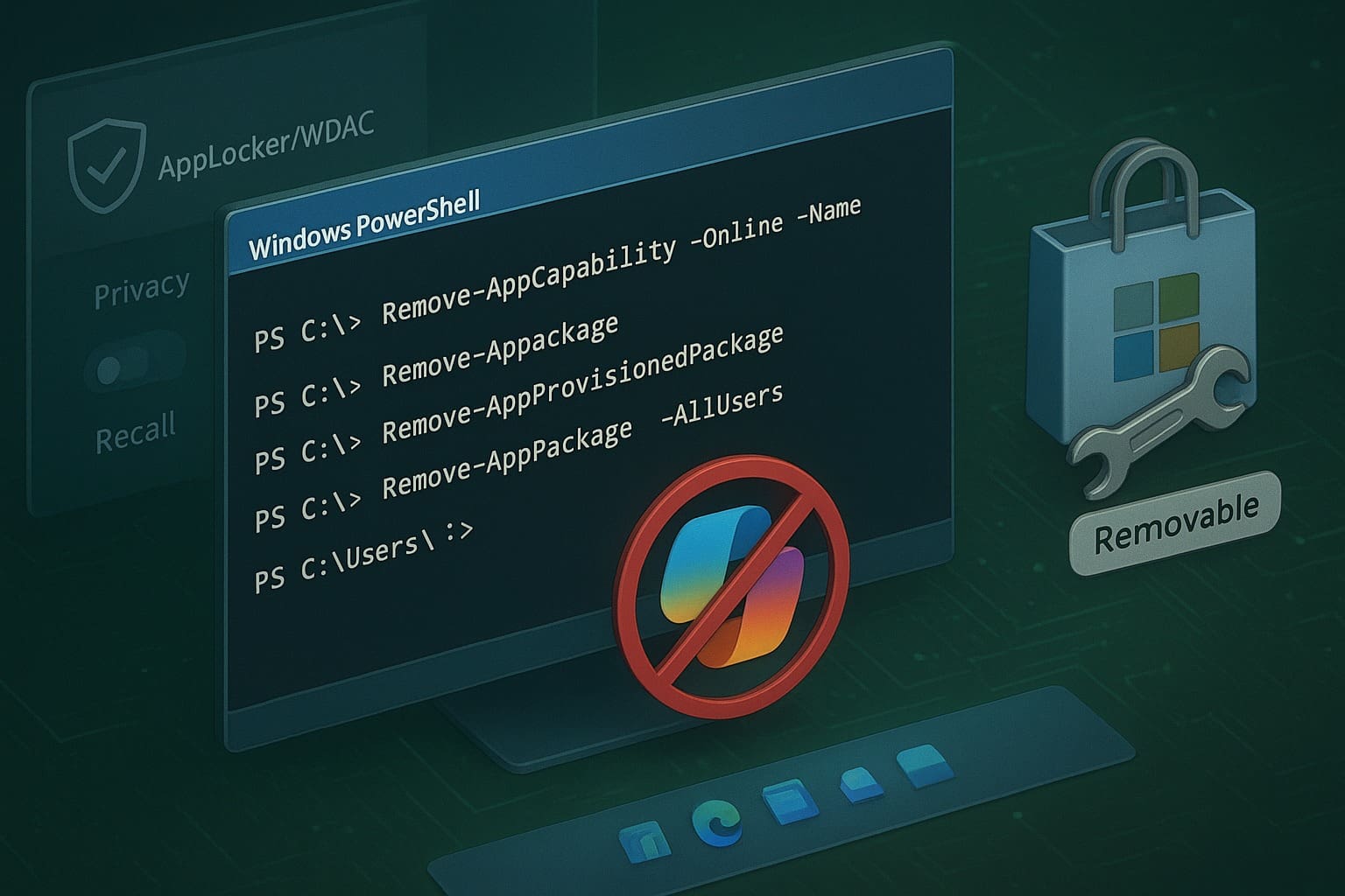 Scapă de AI din Windows cu o singură apăsare de buton: script-ul RemoveWindowsAI