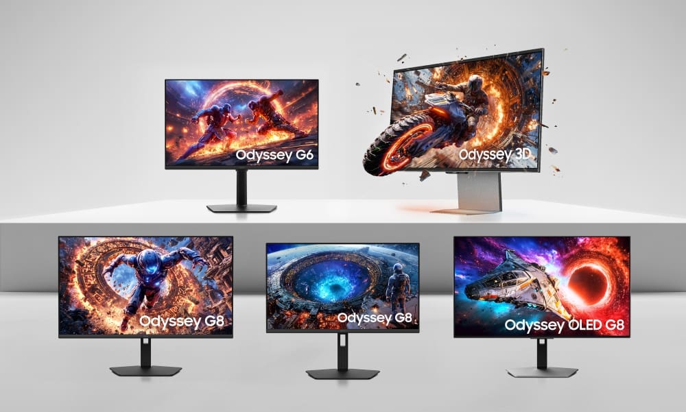 Samsung lansează la CES monitorul de gaming la 1.040Hz și primul display 3D 6K fără ochelari