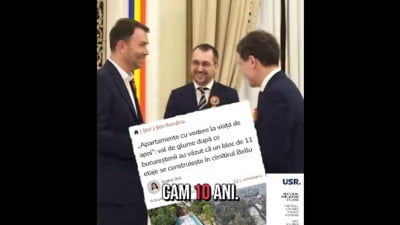 Scandal după clipul electoral cu Nicușor Dan și Vlad Voiculescu, pentru Cătălin Drulă. "Minte cu premeditare"