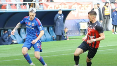 Steaua se prăbușește în Liga a doua! Liderul Corvinul a învins fără emoții