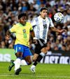 Endrick, la naționala Braziliei, într-un meci cu Argentina Foto: Imago