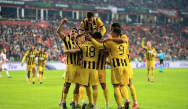 AEK Atena, dezlănțuită înaintea meciului cu Universitatea Craiova » Victorie ZDROBITOARE în campionat