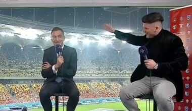 Cristi Săpunaru arată înspre MM Stoica pentru a-și scuza momentul controversat din studio, când a salutat scandările obscene ale galeriei