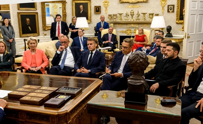 Lideri europeni în Biroul Oval/FOTO:X