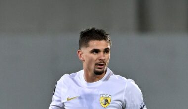 Răzvan Marin, eliminat în derby! FOTO: Mijlocașul român a stat doar 35 de minute pe teren! O putea costa victoria pe AEK