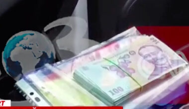 Comisar-șef de poliție, prins cu șpaga în mașina de serviciu. Motivul „bizar” pentru care a primit grămezile de bani