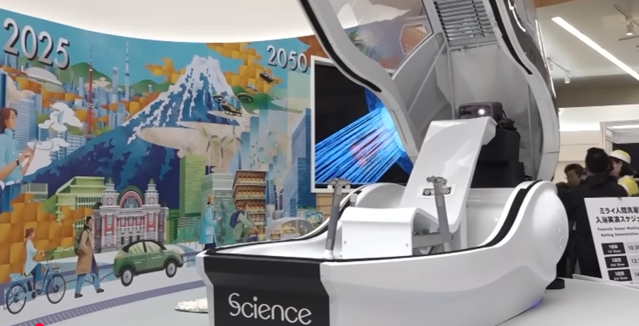 „Mașina de spălat oameni” care ar putea elimina dușul curăță utilizatorii în 15 minute. Cât costă VIDEO