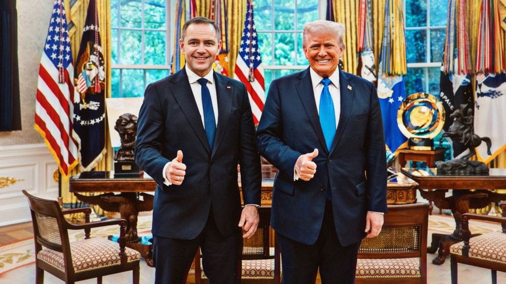 Președintele polonez Karol Nawrocki și Donald Trump, discuții despre acordurile de pace pentru Ucraina. Polonia s-ar putea alătura G20