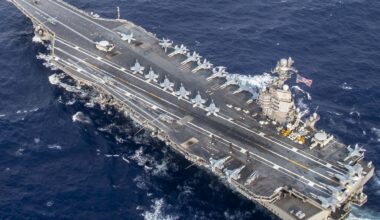 Raport SUA clasificat scurs în media: USS Gerald R. Ford, simbolul puterii navale, vulnerabil în fața rachetelor hipersonice chineze. În toate simulările noul portavion pierde singur bătălia