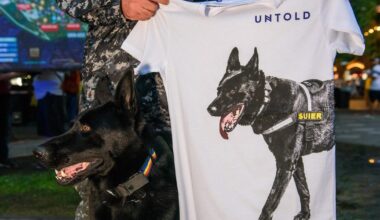 Șuier, câinele polițist care a cucerit inimile tuturor, a murit la mai puţin de un an de la pensionare