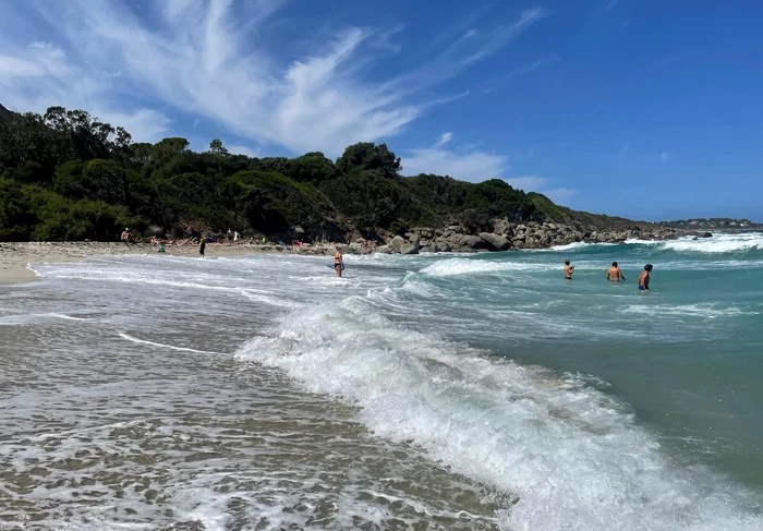 Plaja Bodri, în apropiere de Île-Rousse