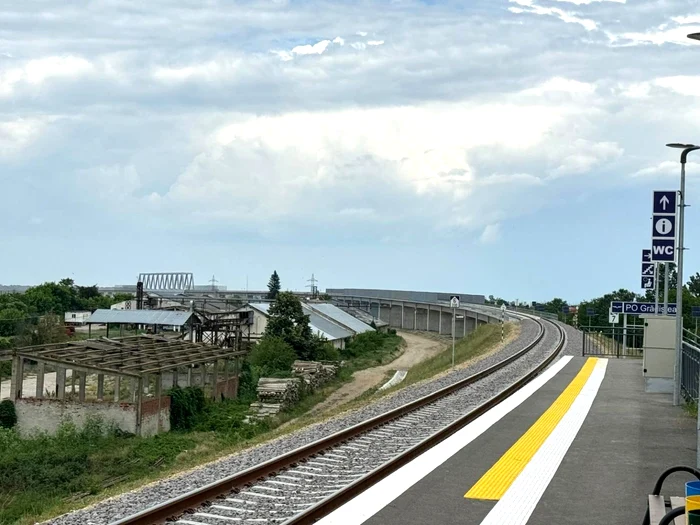 Noul pod feroviar de la Grădiștea