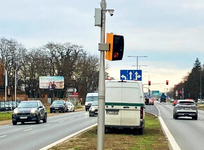 Radarul care a enerat aproximativ 8.000 de amenzi lunar. FOTO: brd24