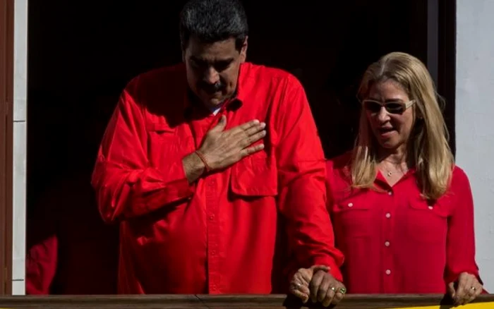 Nicolas Maduro și CIlia Flores/FOTO:EPA/EFE