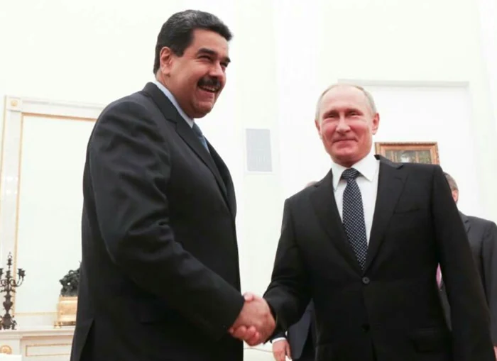 Nicolas Maduro și Vladimir Putin/FOTO?/EPA/EFE