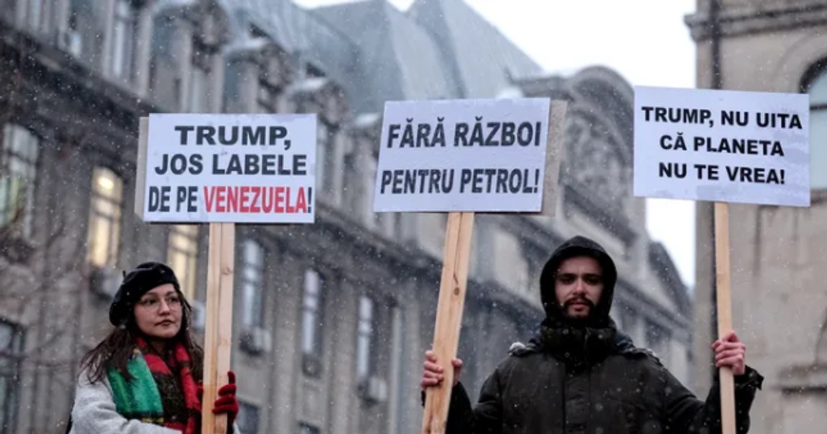 Fiica Elenei Lasconi, prezentă la un protest pro-Venezuela. „Trump, jos labele”