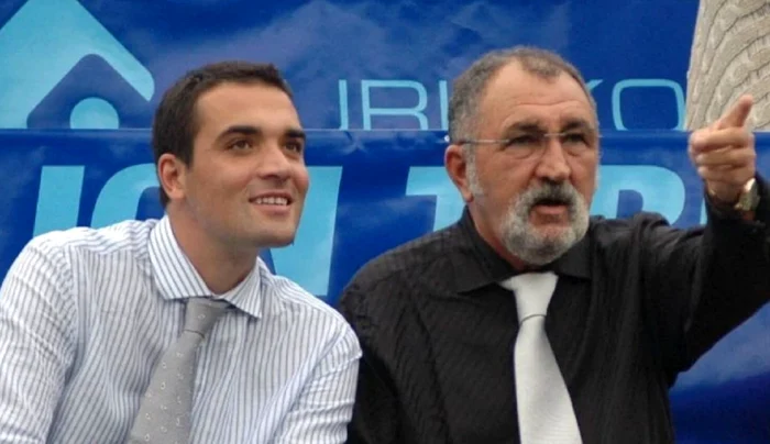 Ion Țiriac, alături de fiul său, Alexandru  Foto/perfecte.ro